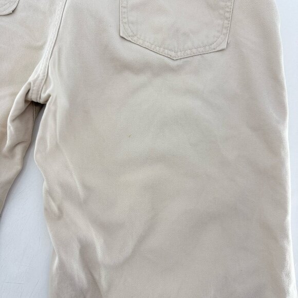 Vtg GAP Women’s Ivory Beige Low Rise Wide Leg Cropped Pants Size 10 Y2K Preppy - Picture 3 of 9